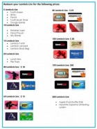 Redeem your Lembck Lire for Prizes!